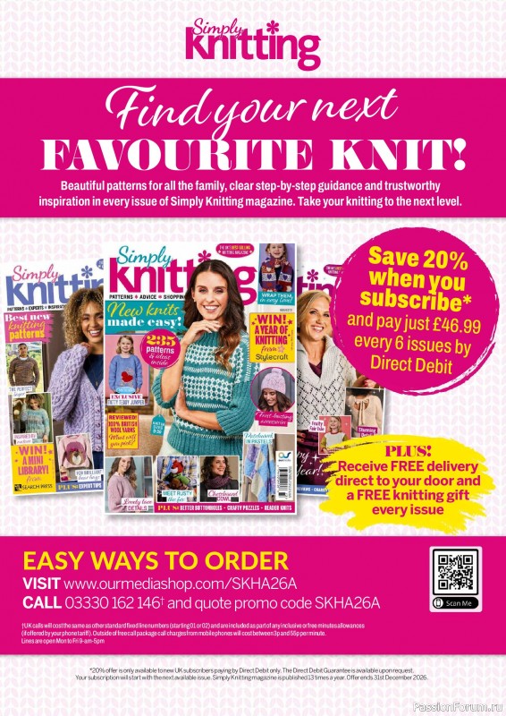 Вязаные проекты крючком в журнале &laquo;Simply Crochet №174 2026&raquo;