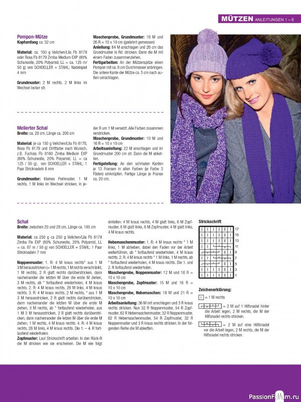 Вязаные проекты спицами в журнале «Hundert Seiten voller Ideen №4 2025»