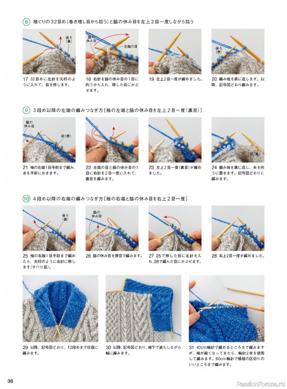 Вязаные проекты в книге «Aran knits for a lifetime»