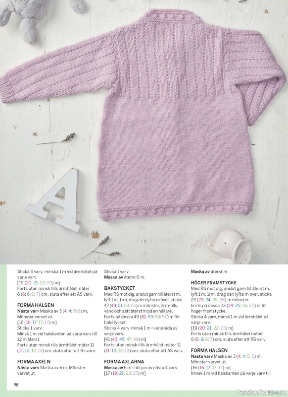 Вязаные проекты в журнале &laquo;Inspirerande handarbete - April 2026&raquo;