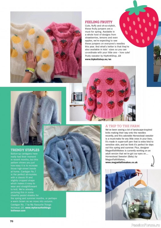 Вязаные проекты в журнале «Knit Now №180 2025»