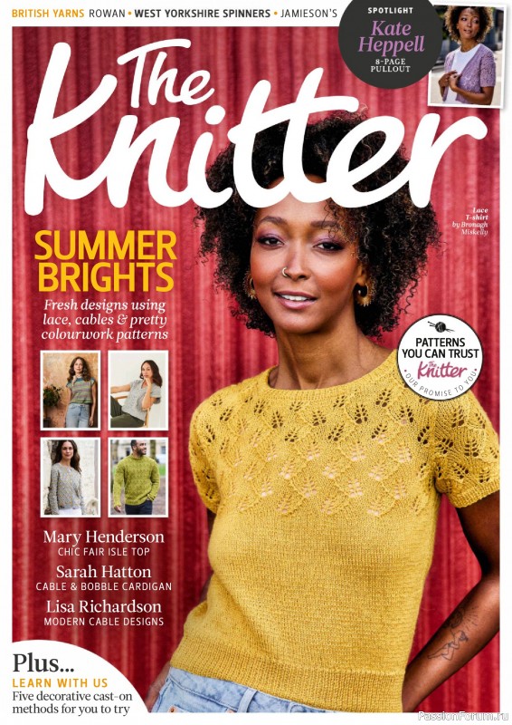 Вязаные проекты спицами в журнале «The Knitter №229 2026»