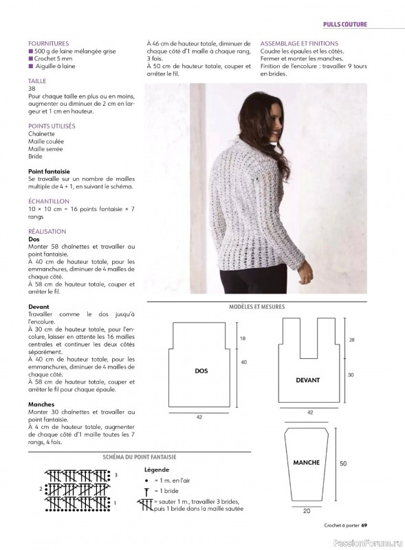 Вязаные проекты крючком в журнале «Crochet a porter - Fevrier/Avril 2026»