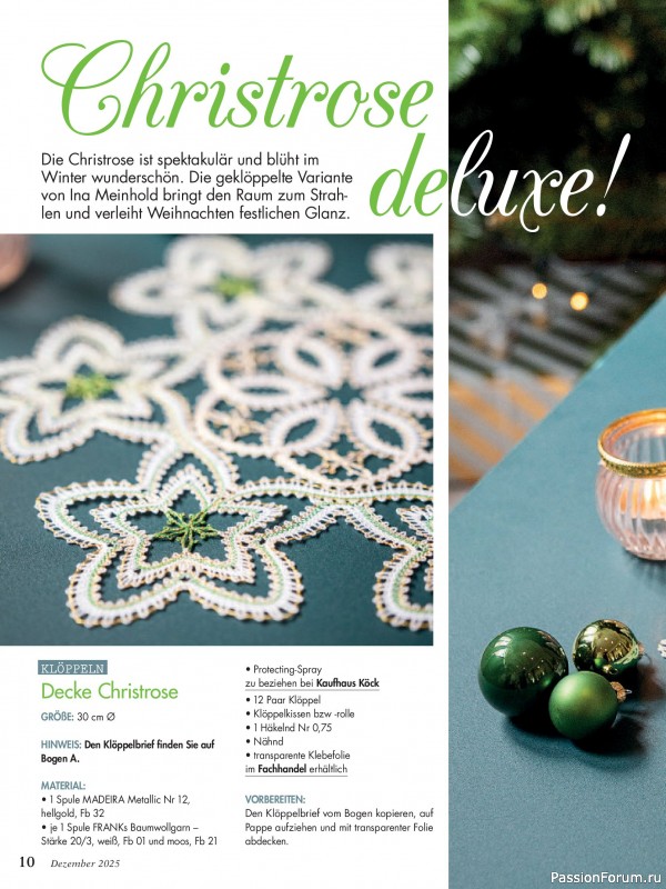 Коллекция проектов для рукодельниц в журнале «Anna №12 2025»