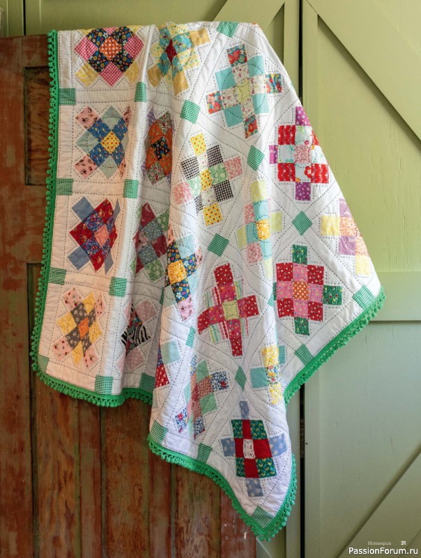 Коллекция проектов для рукодельниц в журнале &laquo;Australian Homespun - February-March 2026&raquo;