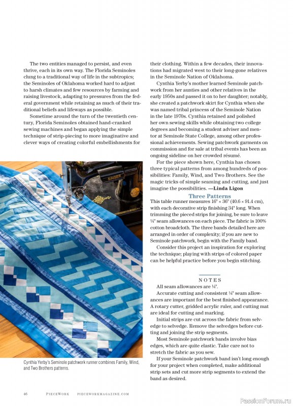 Коллекция проектов для рукодельниц в журнале &laquo;PieceWork - Spring 2025&raquo;