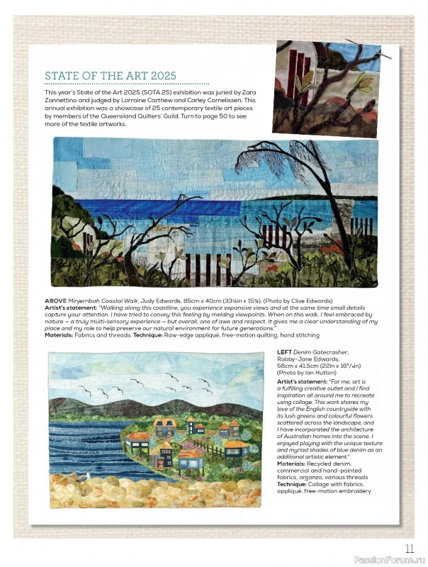 Коллекция проектов для рукодельниц в журнале «Quilters Companion №136 2025»