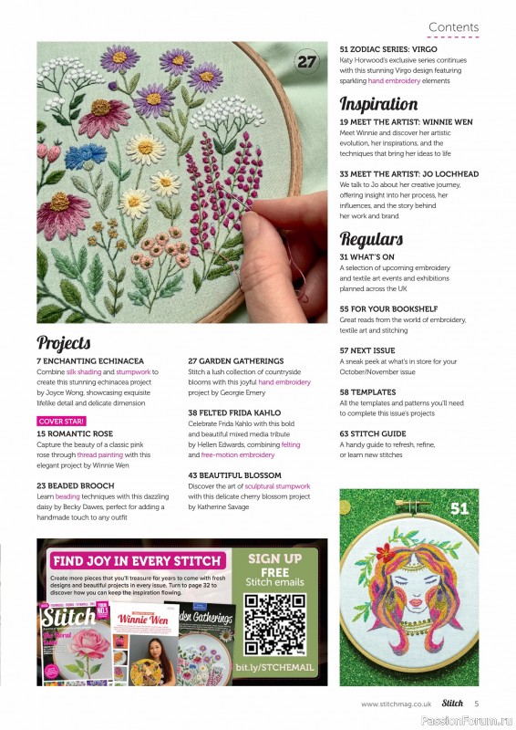 Коллекция проектов для рукодельниц в журнале &laquo;Stitch Magazine №162 2026&raquo;