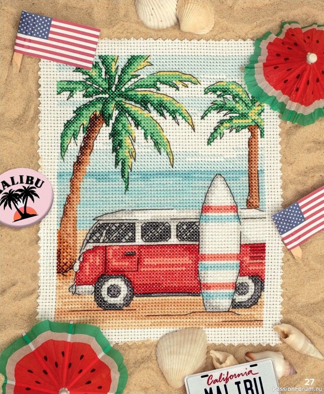 Коллекция вышивки в журнале «CrossStitcher №384 2022»