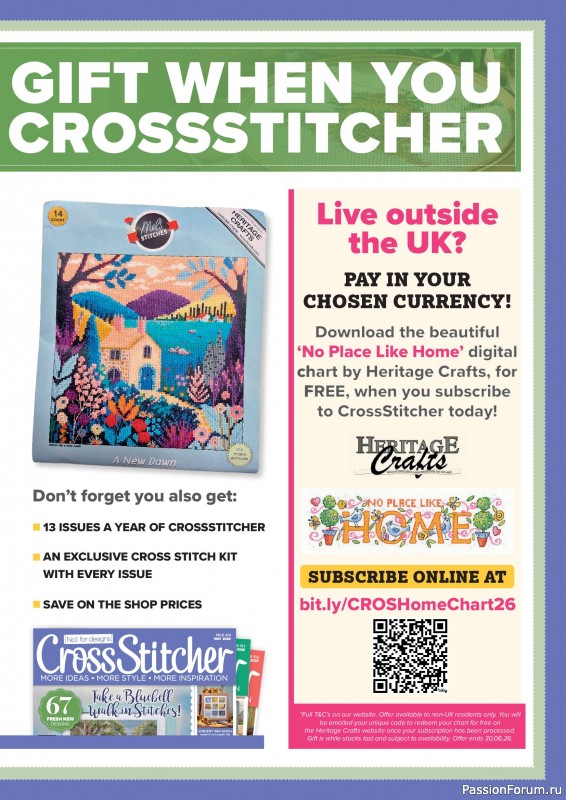 Коллекция вышивки в журнале &laquo;CrossStitcher №434 2026&raquo;