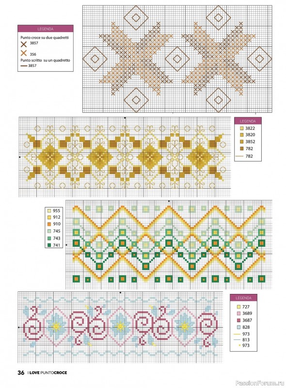 Коллекция вышивки в журнале «I Love Punto Croce Speciale №10 2022»