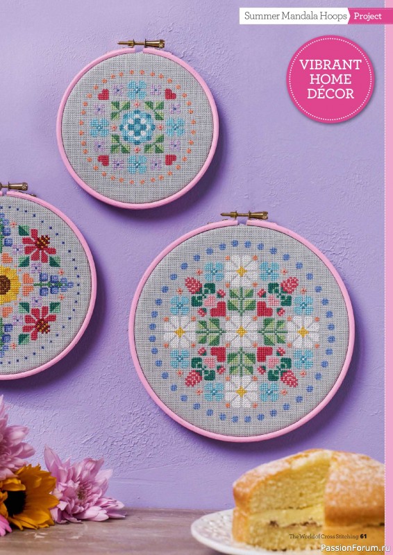 Коллекция вышивки в журнале &laquo;The World of Cross Stitching №372 2026&raquo;