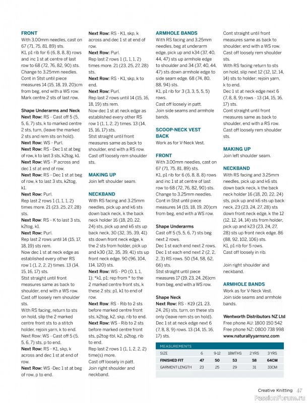 Вязаные модели спицами в журнале &laquo;Creative Knitting №91 2025&raquo;