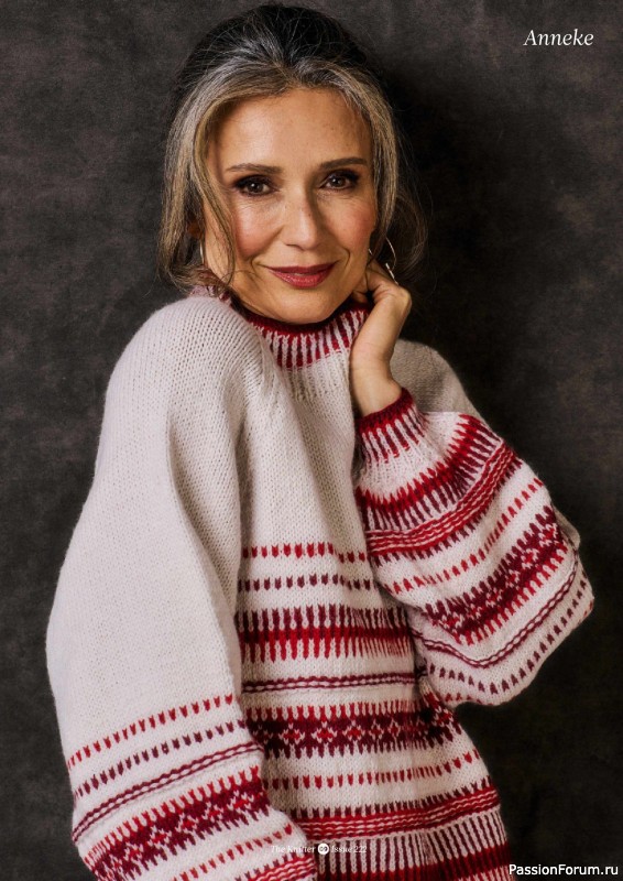 Вязаные проекты спицами в журнале «The Knitter №222 2025»