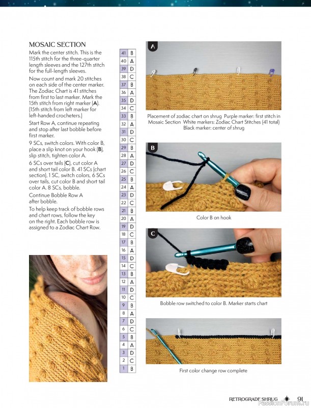 Вязаные проекты в книге &laquo;Zodiac Mosaic Crochet&raquo;.