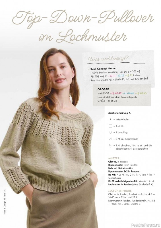 Вязаные проекты в журнале &laquo;Einfach Stricken №7 2026&raquo;