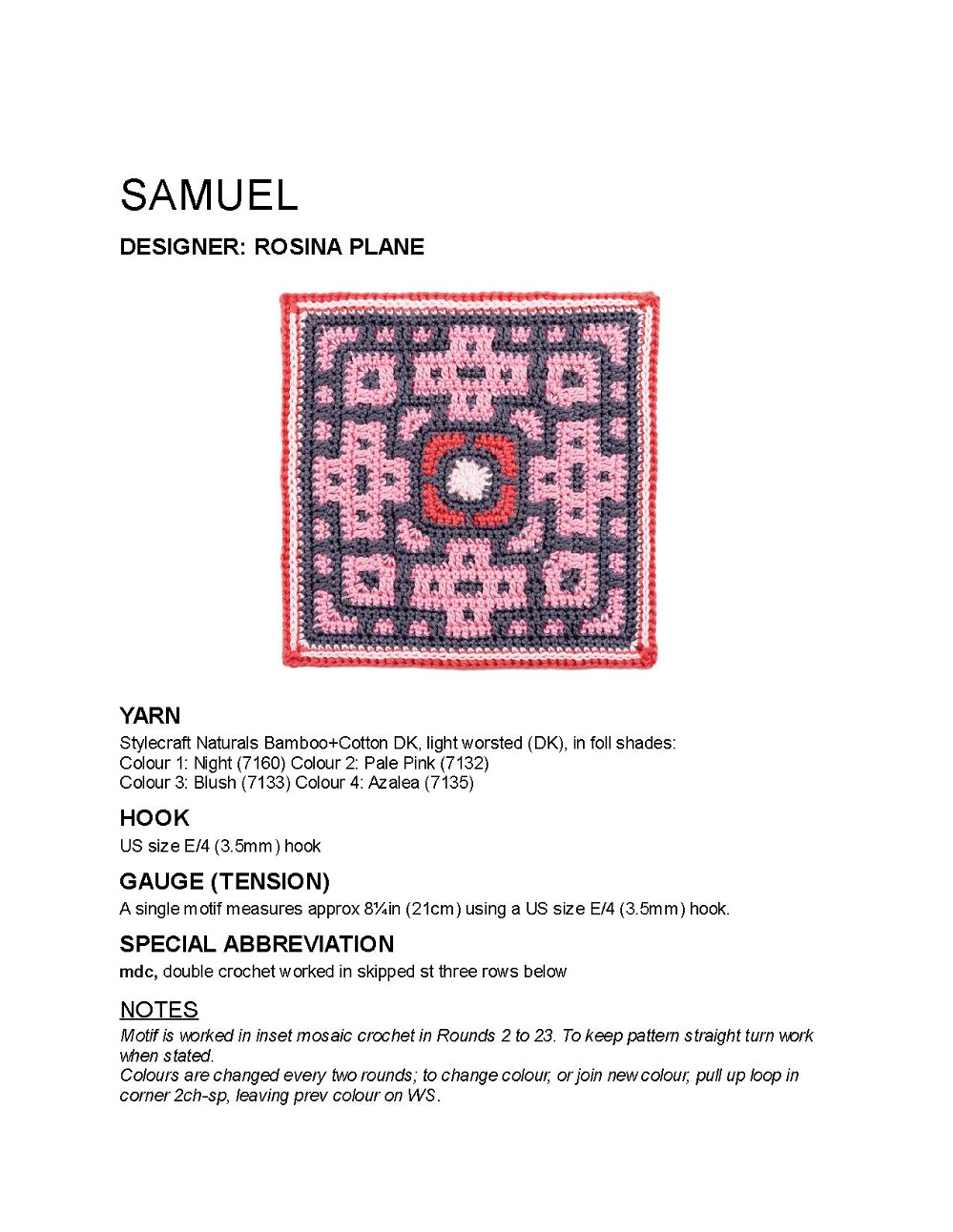 Коллекция проектов крючком в книге «100 Crochet Tiles» Коллекция проектов крючком в книге «100 Crochet Tiles»