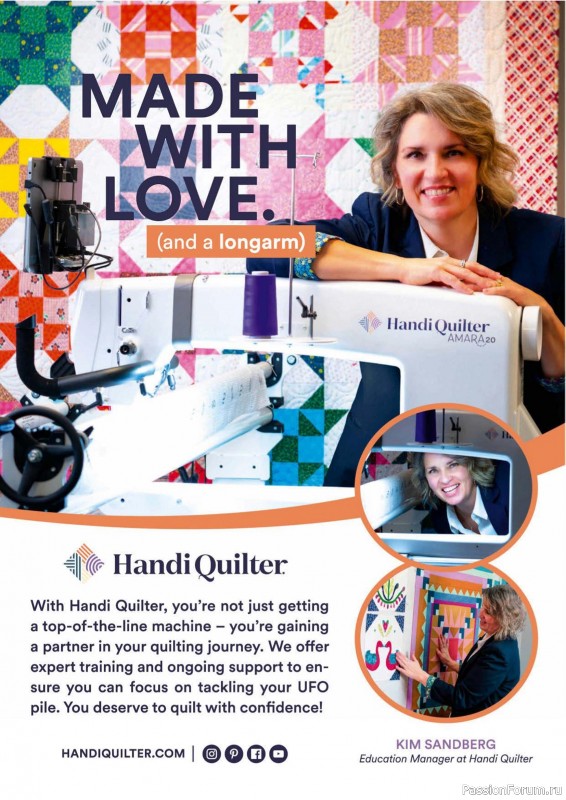 Коллекция проектов для рукодельниц в журнале «Love Patchwork & Quilting №152 2025»