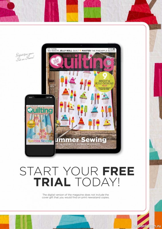Коллекция проектов для рукодельниц в журнале «Love Patchwork & Quilting №153 2025»