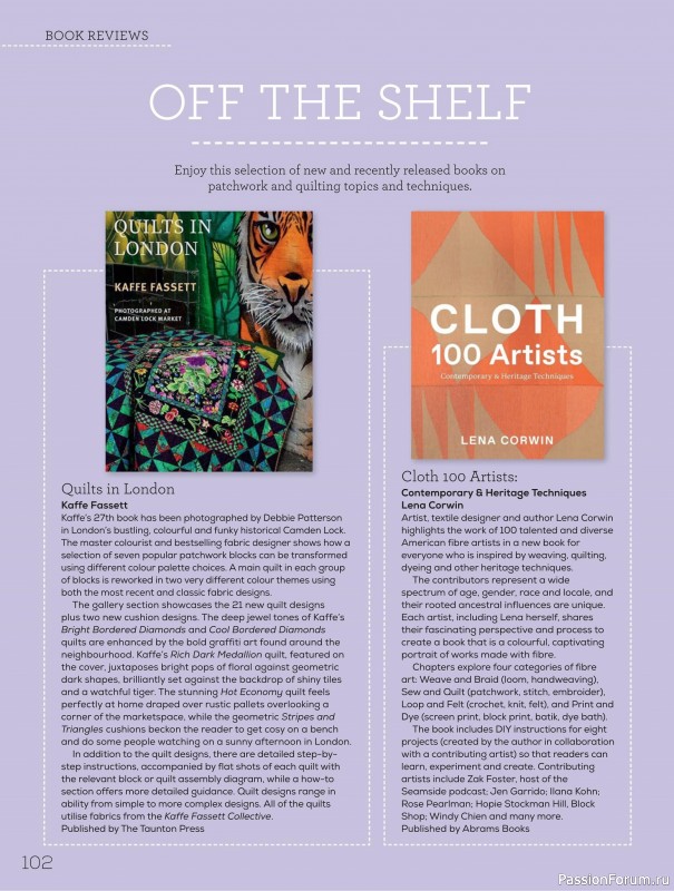 Коллекция проектов для рукодельниц в журнале «Quilters Companion №135 2025»