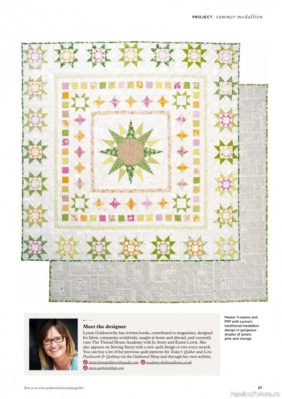 Коллекция проектов для рукодельниц в журнале «Todays Quilter №142 2026»