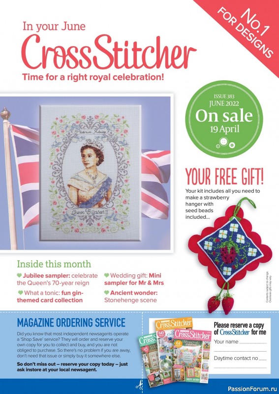 Коллекция вышивки крестиком в журнале «CrossStitcher №382 2022»