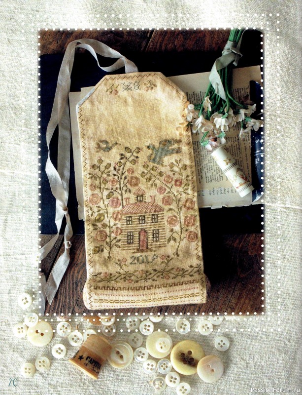 Коллекция вышивки в книге «Sewing Club»
