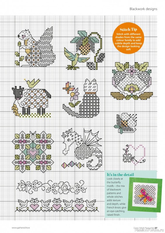Коллекция вышивки в журнале &laquo;Cross Stitch Favourites - Spring 2025&raquo;
