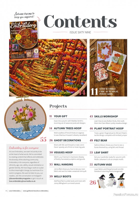 Коллекция вышивки в журнале «Love Embroidery №69 2025»