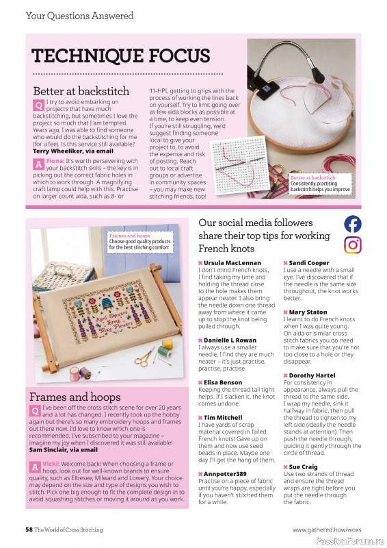 Коллекция вышивки в журнале &laquo;The World of Cross Stitching №372 2026&raquo;