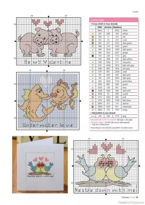 Коллекция вышивки в журнале «Ultimate CrossStitch Cards №58 2025»