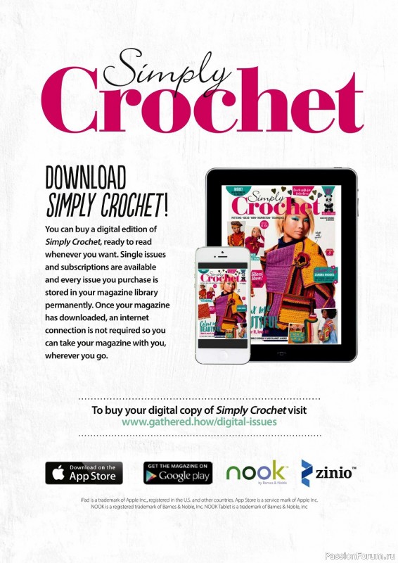 Вязаные модели крючком в журнале «Simply Crochet №120 2022»