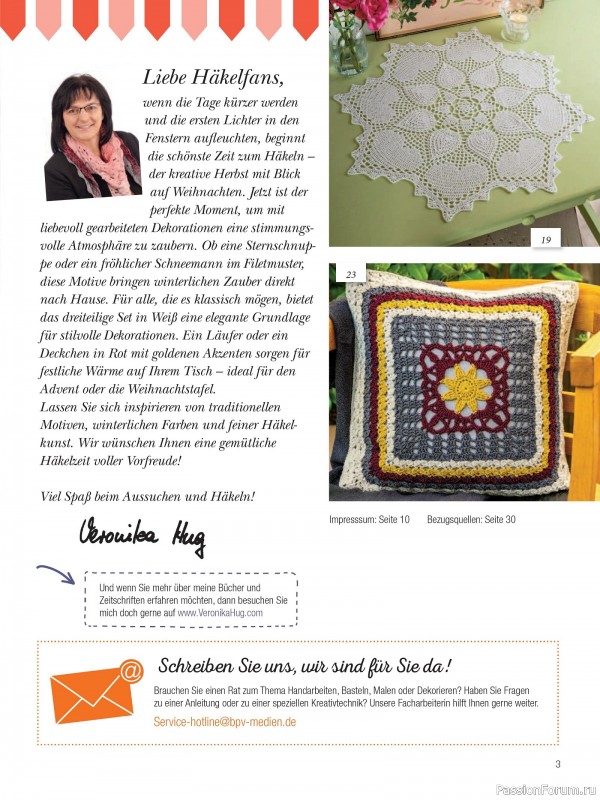Вязаные проекты крючком в журнале «Dekoratives Hakeln №186 2025»