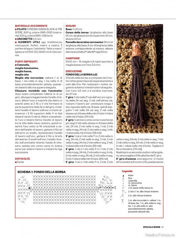 Вязаные проекты крючком в журнале «L'Uncinetto di Gio Plus №11 2025»