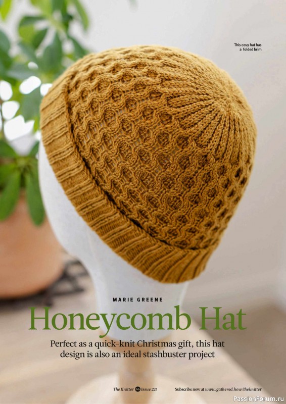 Вязаные проекты спицами в журнале «The Knitter №221 2025»