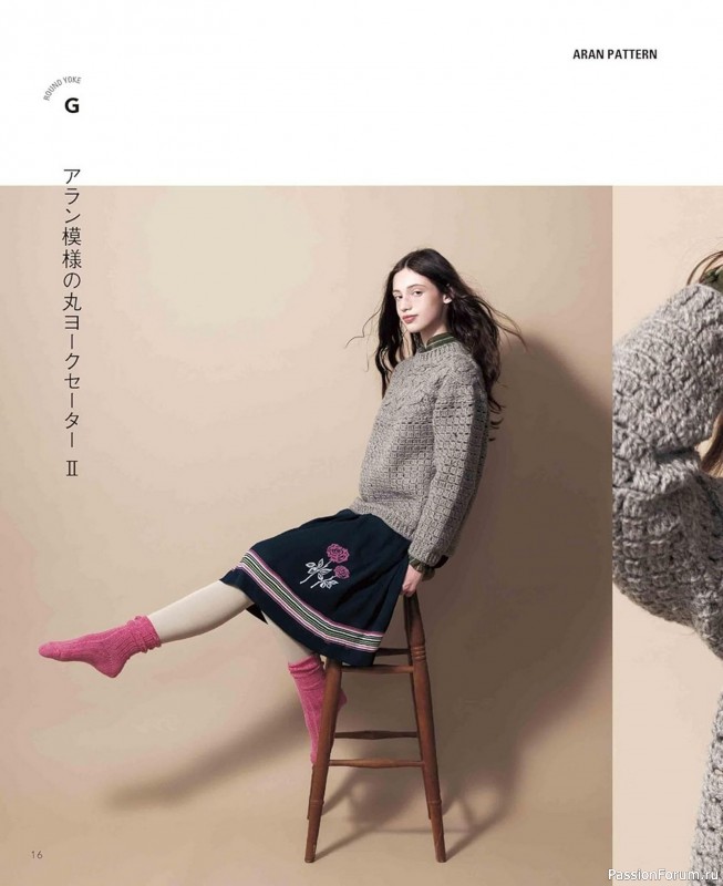 Вязаные проекты в книге «Crochet Round Yoke Sweaters»