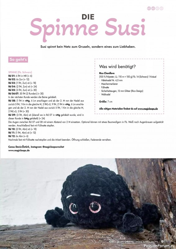 Вязаные проекты в журнале «Amigurumi Spezial - Mini №2 2025»