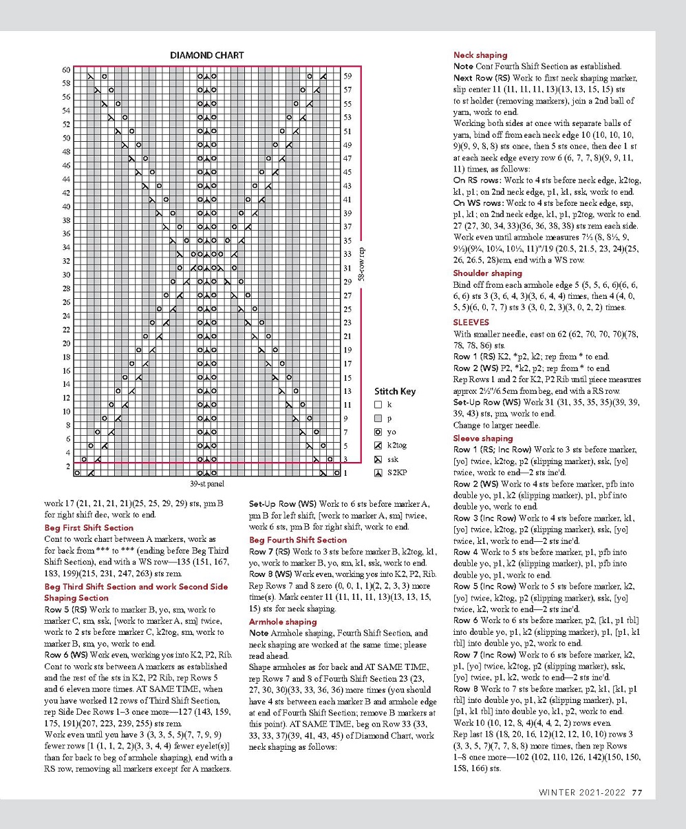 Журнал "Vogue Knitting Winter" 2021/2022. Коллекция трикотажной одежды Журнал "Vogue Knitting Winter" 2021/2022. Коллекция трикотажной одежды