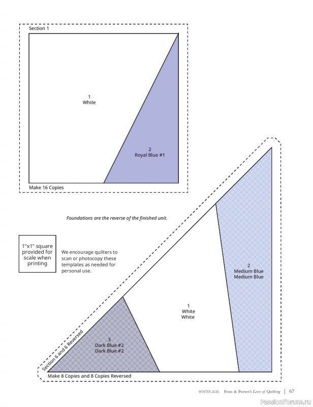 Коллекция проектов для рукодельниц в журнале «Fons & Porter's Love of Quilting - Winter 2026»