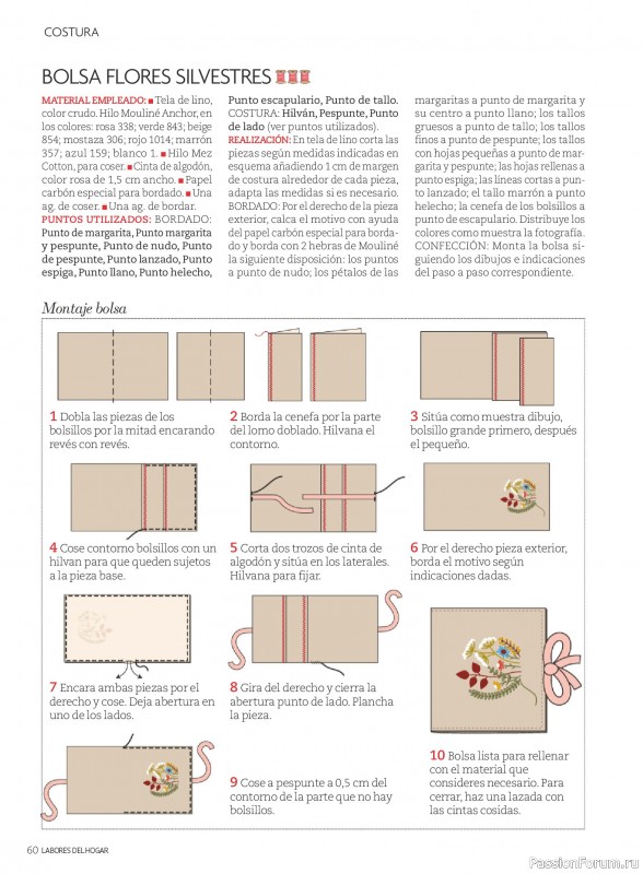 Коллекция проектов для рукодельниц в журнале «Labores del hogar №792 2025»