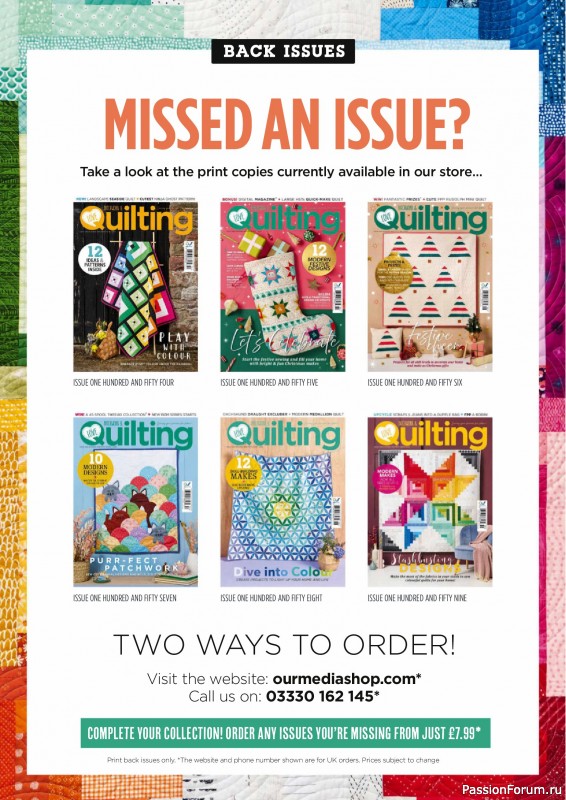 Коллекция проектов для рукодельниц в журнале &laquo;Love Patchwork & Quilting №160 2026&raquo;