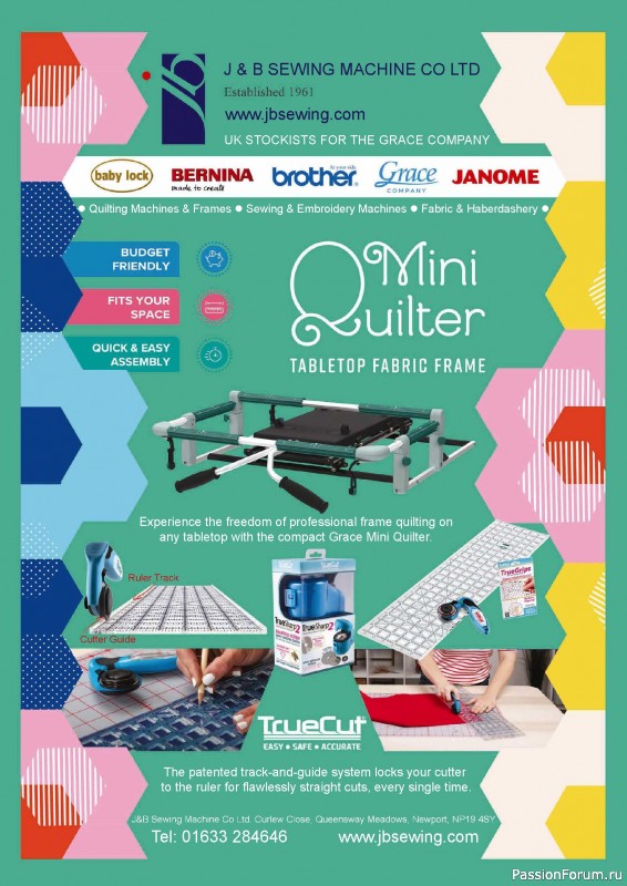 Коллекция проектов для рукодельниц в журнале &laquo;Love Patchwork & Quilting №163 2026&raquo;
