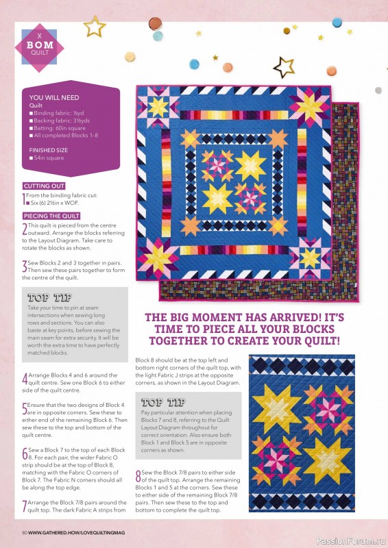 Коллекция проектов для рукодельниц в журнале &laquo;Love Patchwork & Quilting №164 2026&raquo;