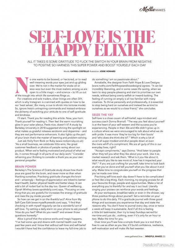 Коллекция проектов для рукодельниц в журнале &laquo;Mollie Makes - Mindful Crafting 2026&raquo;