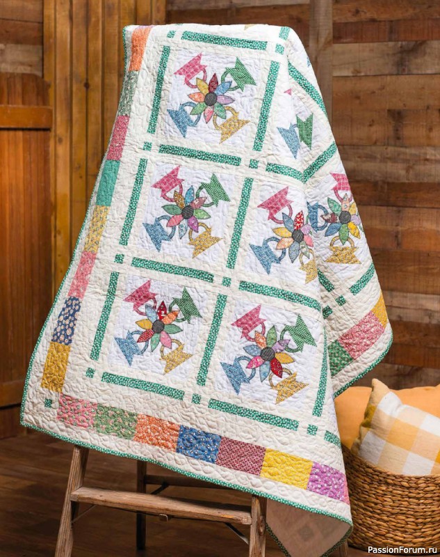 Коллекция проектов для рукодельниц в журнале «Quilter's World - Spring 2026»