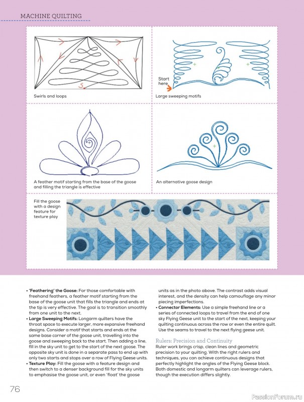 Коллекция проектов для рукодельниц в журнале «Quilters Companion №135 2025»