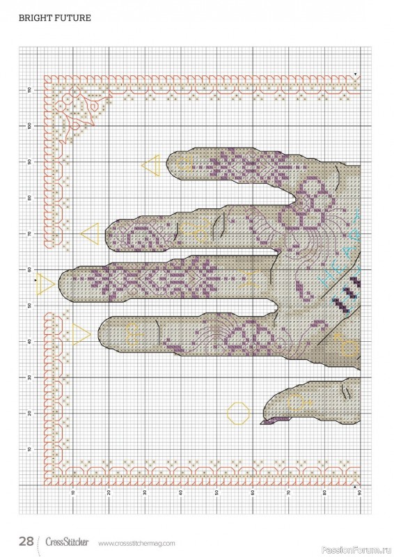 Коллекция вышивки в журнале «CrossStitcher №400 2023»