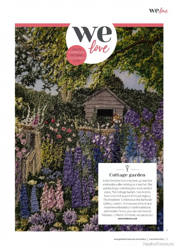 Коллекция вышивки в журнале «Love Embroidery №63 2025»
