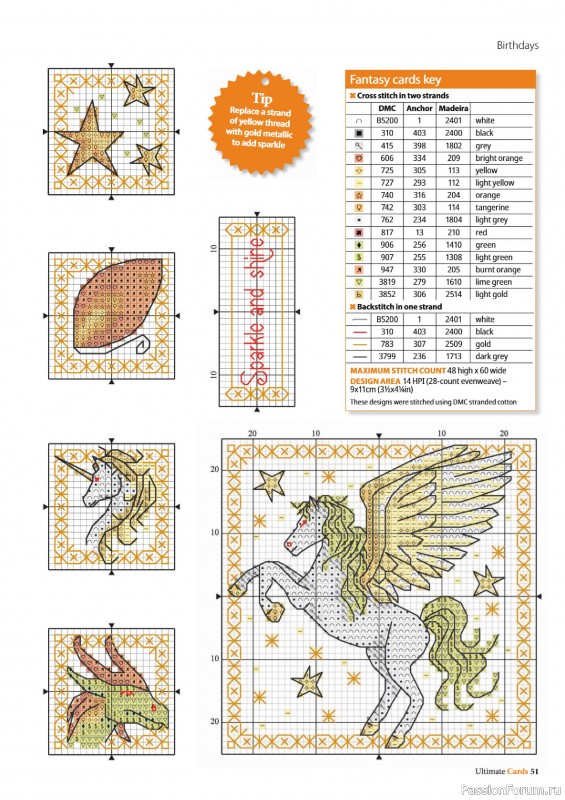 Коллекция вышивки в журнале «Ultimate CrossStitch – Cards 2026»