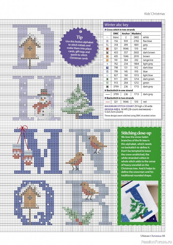 Коллекция вышивки в журнале «Ultimate CrossStitch – Christmas 2026»
